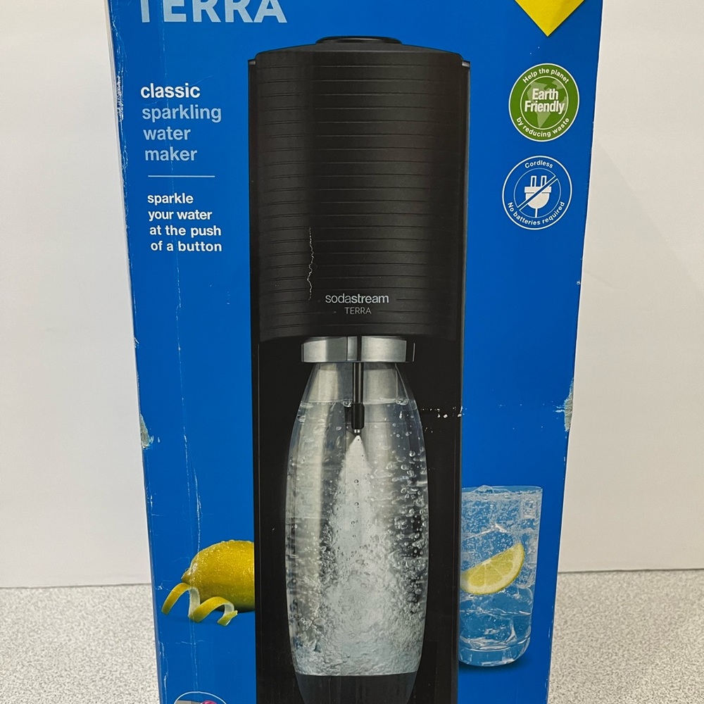 Sodastream Terra sparkling water maker.